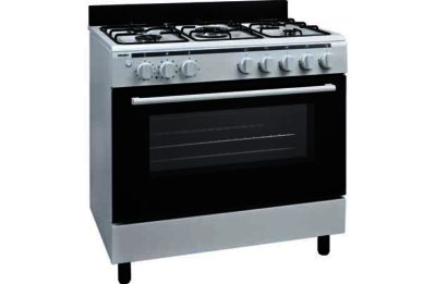 Bush AG96RW Gas Range Cooker- White/Ins/Del/Rec